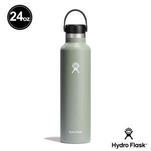 Hydro Flask 24oz/709ml 標準口 提環 保溫瓶 灰綠