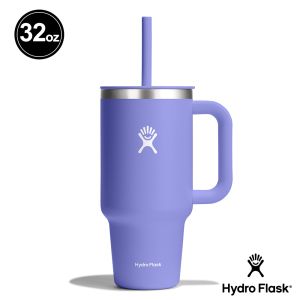 Hydro Flask 32oz/946ml 吸管 冰霸杯 隨手杯 紫藤花