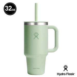 Hydro Flask 32oz/946ml 吸管 冰霸杯 隨手杯 蘆薈綠