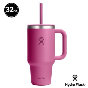 Hydro Flask 32oz/946ml 吸管 冰霸杯 隨手杯 珊瑚礁紅