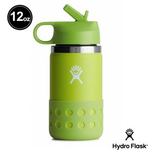 Hydro Flask 12oz/354ml 寬口吸管蓋保溫瓶 螢火蟲綠