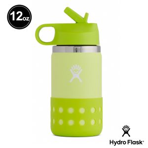 Hydro Flask 12oz/354ml 寬口 吸管蓋 保溫瓶 香瓜黃