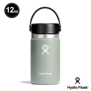 Hydro Flask 12oz/354ml 寬口提環保溫瓶 灰綠