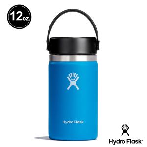 Hydro Flask 12oz/354ml 寬口提環保溫瓶 海洋藍