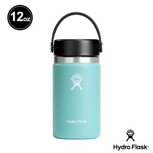 Hydro Flask 12oz/354ml 寬口 提環 保溫瓶 露水綠