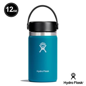 Hydro Flask 12oz/354ml 寬口 提環 保溫瓶 湖水藍