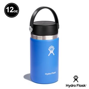 Hydro Flask 12oz/354ml 寬口 提環 保溫瓶 青鳥藍