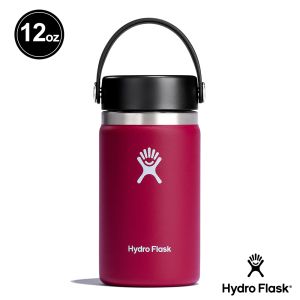 Hydro Flask 12oz/354ml 寬口 提環 保溫瓶 酒紅色