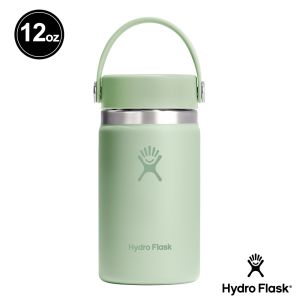 Hydro Flask 12oz/354ml 寬口 提環 保溫瓶 蘆薈綠
