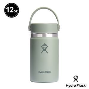 Hydro Flask 12oz/354ml 寬口 提環 保溫瓶 灰綠