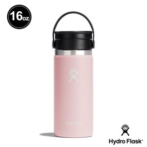 Hydro Flask 16oz/473ml 寬口 旋轉 咖啡蓋 保溫瓶 櫻花粉