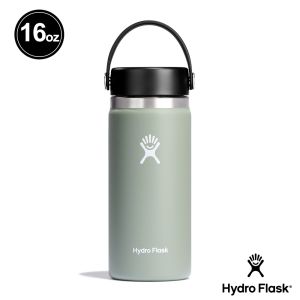 Hydro Flask 16oz/473ml 寬口 提環 保溫瓶 灰綠