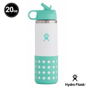 Hydro Flask 20oz/592ml 寬口吸管蓋保溫瓶 島嶼綠
