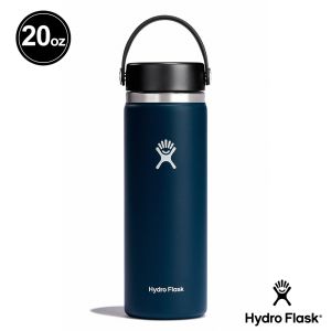 Hydro Flask 20oz/592ml 寬口 提環 保溫瓶 靛藍色