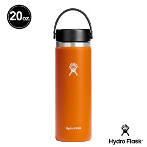 Hydro Flask 20oz/592ml 寬口 提環 保溫瓶 紅土棕