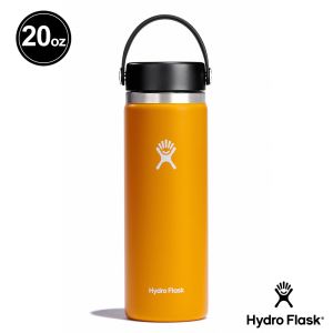 Hydro Flask 20oz/592ml 寬口 提環 保溫瓶 海星橘