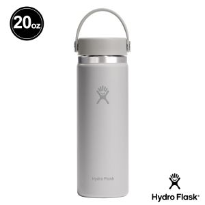 Hydro Flask 20oz/592ml 寬口 提環 保溫瓶 粉灰