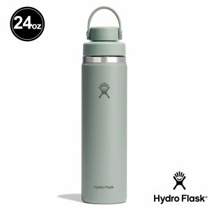 Hydro Flask 24oz/709ml 寬口 雙頭 真空 保溫瓶 灰綠