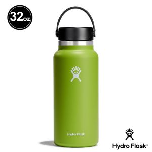 Hydro Flask 32oz/946ml 寬口 真空 提環 保溫瓶 海草綠