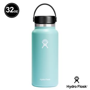 Hydro Flask 32oz/946ml 寬口 真空 提環 保溫瓶  露水綠