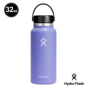 Hydro Flask 32oz/946ml 寬口提環保溫瓶 紫藤花