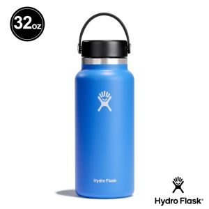 Hydro Flask 32oz/946ml 寬口 提環 保溫瓶 青鳥藍