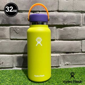 Hydro Flask 32oz/946ml 寬口 真空 提環 保溫瓶 仙人掌綠/李子紫