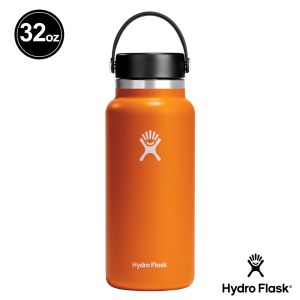 Hydro Flask 32oz/946ml 寬口 真空 提環 保溫瓶 紅土棕
