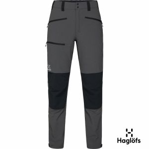 Haglofs 女 Mid Standard 快乾長褲 磁鐵色/黑色