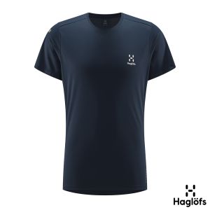 Haglofs 男 L.I.M Tech 輕量短T 塔恩藍