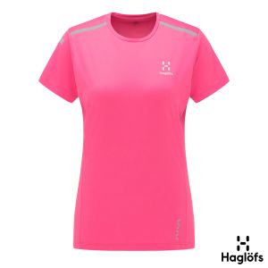 Haglofs 女 L.I.M Tech 輕量短T 少女粉