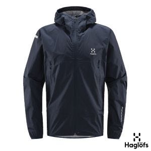 Haglofs 男 L.I.M PF 防水外套 塔恩藍
