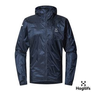 Haglofs 男 L.I.M Shield Hood 輕量連帽外套 塔恩藍