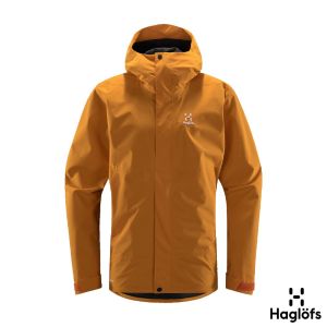 Haglofs 男 Koyal PF 防水外套 沙漠黃