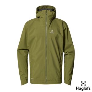 Haglofs 男 Korp PF 防水外套 橄欖綠