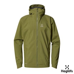 Haglofs 男 Korp PF 防水外套 橄欖綠