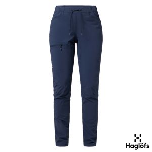 Haglofs 女 Roc Lite Slim 輕量快乾長褲 塔恩藍