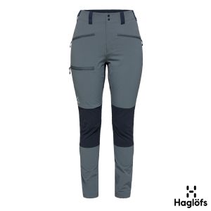 Haglofs 女 Mid Slim 快乾長褲 鋼鐵藍/塔恩藍