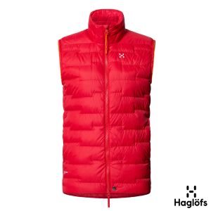 Haglofs 女 Roc Flash Down羽絨背心 亮紅