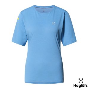 Haglofs 女 L.I.M Ridge 輕量短Tee 天藍