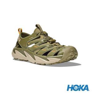 HOKA 男 Hopara 健行涼鞋 酪梨綠/牛津卡其