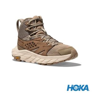 HOKA 女 Anacapa Breeze Mid 中筒 健行鞋 沙丘黃