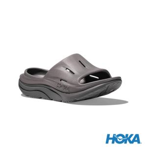 HOKA ORA Recovery Slide 3恢復拖鞋 灰