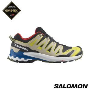 Salomon 男 XA PRO 3D V9 Goretex 健野鞋 黑/毛茛黃/藍