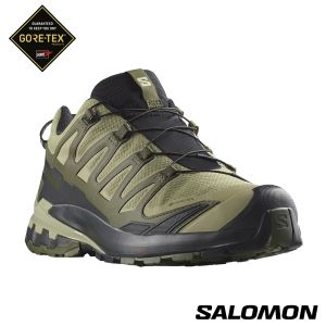 Salomon 男 XA PRO 3D V9 Goretex 健野鞋 寬楦 藥綠/黑/綠
