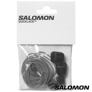 Salomon QUICKLACE 替換鞋帶 必勝銀/黑/黑