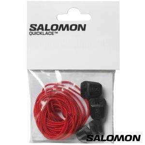 Salomon QUICKLACE 替換鞋帶 賽車紅/黑/黑