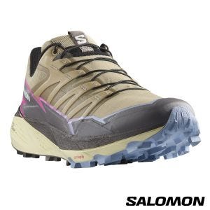 Salomon 女 THUNDERCROSS 野跑鞋 岩綠/撫慰紫/藍鷺