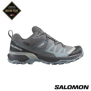 Salomon 女 X ULTRA 360 Goretex 低筒登山鞋 灰/綠/灰