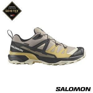 Salomon 男 X ULTRA 360 Goretex 低筒登山鞋 復古卡其/黑/綠